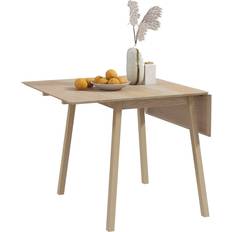 Pine Dining Tables Homcom Extendable Yellow Dining Table 86x110cm