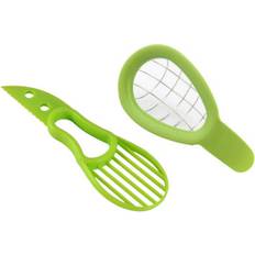 Green Vegetable Choppers Two Elephants 3-in-1 Avocado Cutter Pit Remover Vegetable Chopper