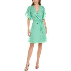 London Times Surplice A-Line Dress