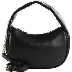 Seidenfelt Rya Handtasche 23 cm, schwarz