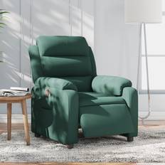 vidaXL Elektrisk mörkgrön Fåtölj
