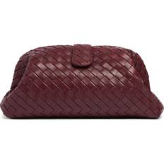 Rot Clutches Bottega Veneta Clutch Lauren 1980 Maxi aus Leder