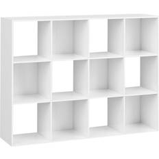 Shelves Room Essentials 12 Cube Organizer White Book Shelf 35.9"