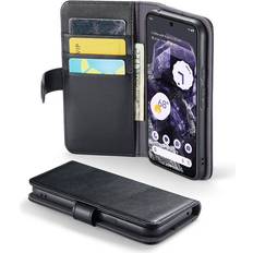 Mobique Mobique Ægte Læderetui Google Pixel 8a sort