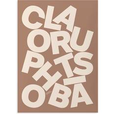 Brugskunst Paper Collective Claustrophobia Beige Brown 100 x 140 cm Plakat