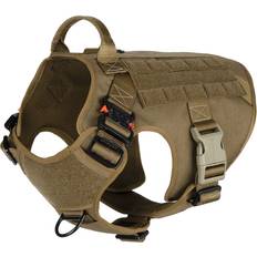 tactical dog harness,large size, buckle,working dog molle ve...