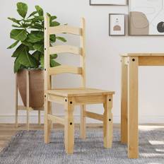 Kiefer Stühle vidaXL 2 Pine Kitchen Chair