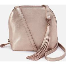 Suede Bags HOBO Nash Pink Gold Metallic Cross Body Handbags One Size