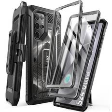 Supcase for Samsung Galaxy S24 Ultra with Stand, [Unicorn Beetle Pro] [2 Front Frames] [Built-in Screen Protector & Belt-Clip] Military-Grade Protection Phone for S24 Ultra, BlackRipple