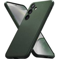 Ringke Onyx [Feels Good in The Hand] Compatible with Samsung Galaxy S24 Plus Case 5G, Anti-Fingerprint Technology Prevents Oily Smudges Non-Slip Enhanced Grip Precise Cutouts for Camera Dark Green