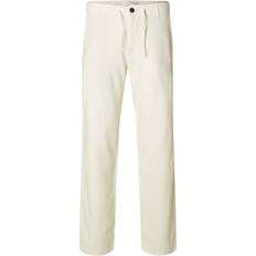 Selected Homme SLH196 Straight Fit Trousers - Cloud Dancer