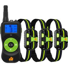 GroovyPets 800m remote dog training shock collar waterproof