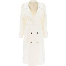 Burberry Coats Burberry Silk Trench Coat - Cream