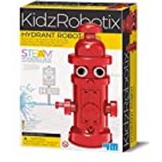 4M KidzRobotix Hydrant Robot Bygg en söt hydrant robot Lär dig mekaniken för vattenpumpar För barn i åldrarna 8