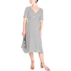 Wikkeljurk - Wit Jurken Nom Maternity Maya During After Wrap Dress