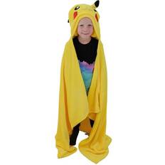 Character World Official Pokemon Hooded Fleece Soft Blankets