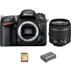 Built-In DSLR Cameras Nikon D7200 AF-P DX 18-55mm 64GB SD card EN-EL15B Battery