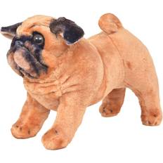 Metall Stofftiere vidaXL Pug Dog 33cm