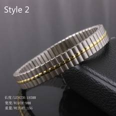 Bracelet d&#39 énergie magnétique en acier inoxydable, élastique extensible, Germanium Phnom Penh, breloques italiennes, meilleur pour hommes et femmes style