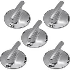 White Goods Accessories Tlily 5Pcs for Jenn Air Cooktop Burner Knobs AP6011505 PS11744702 74007733