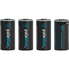 Paleblue CR123 Rechargeable Batteries 4-Pack, including Charging