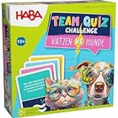 Gesellschaftsspiele Haba Team Quiz Challenge – Katzen vs. Hunde