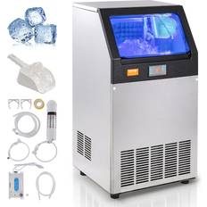 Justerbara kubstorlekar Ismaskiner VEVOR Glassberedare 45 kg 24 h