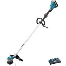 Makita DUR368L Twin 18v LXT Cordless Brushless Grass Trimmer 350mm 2 x 6ah Li-ion Charger