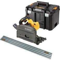 Dewalt Battery Plunge Cut Saw Dewalt DCS520NT 54V XR FLEXVOLT Brushless Plunge Saw Body with Case & Guide Rail
