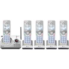 AT&T 5-Handset Cordless Telephone, White/Silver DL72510