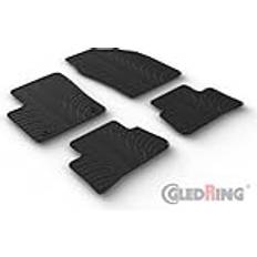 Gledring Satz Gummimatten kompatibel Toyota C-HR HEV 2023- T Montage-Clips