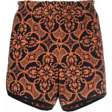 Marine Serre Oransje Grafisk Shorts Orange