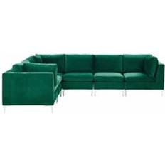 Beliani Right Hand Modular L-Shaped Sofa