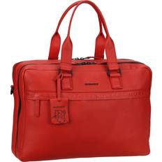 Herren - Leder Laptoptaschen Burkely Aktentasche Minimal Mason 1000801 Laptoptaschen Rot Herren