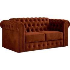 Orange Sofas Jay-Be Chesterfield 2 Sofa 3 Seater