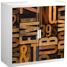easyoffice BxTxH 86x37,5x104cm Buchstaben