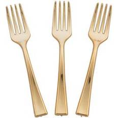 Yellow Forks 50 Pc Mini Dessert Fork