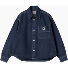 Carhartt Dam Skjortor Carhartt Georgia Stentvättad Jeansskjorta - Mörkblå