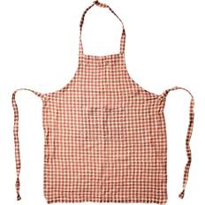 Delantales Affari of Sweden Gulli Apron White, Red (85x65cm)