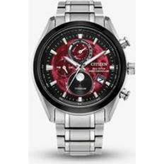 Citizen Radio Controlled Wrist Watches Citizen Tsuki-Yomi Radio Controlled Moon Phase Red BY1018-55X