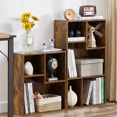 Vecelo Wide 8-Cube Organizer Book Shelf