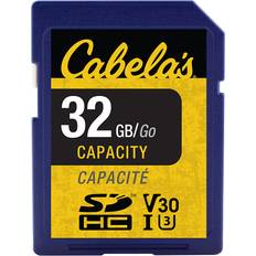 SD Memory Cards & USB Flash Drives Cabela's U3/V30 SD Memory Card 32GB