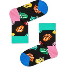 Pink Socks Happy Socks Rolling Stones Paint It Bright Socken - Schwarz/Blue/Pink/Green/Light Green/Orange