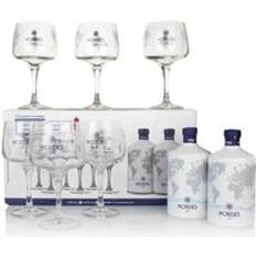 Nordes Atlantic Galician Gin Double Glass Gift Pack, 2 x 70 cl