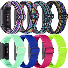 Fitbit 4 ShuYo Elastic Band for Fitbit Charge 3/3 SE/4 8-Pack