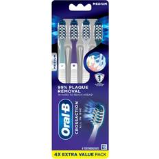Oral-B CrossAction All In One Toothbrushes Medium 4ct