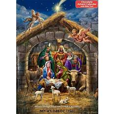 Vermont christmas Company in the manger chocolate advent calendar with nativi. Multicolor Small