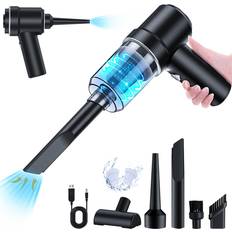 LED headlights Handheld Vacuum Cleaners Hokwep Handheld Car Vacuum Cleaner Black