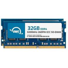 OWC 64gb 2x32gb ddr4 3200mhz 2rx8 ecc 260-pin sodimm memory ram