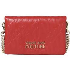 Versace Jeans Couture Logo Lettering Kedjehandväska - Red